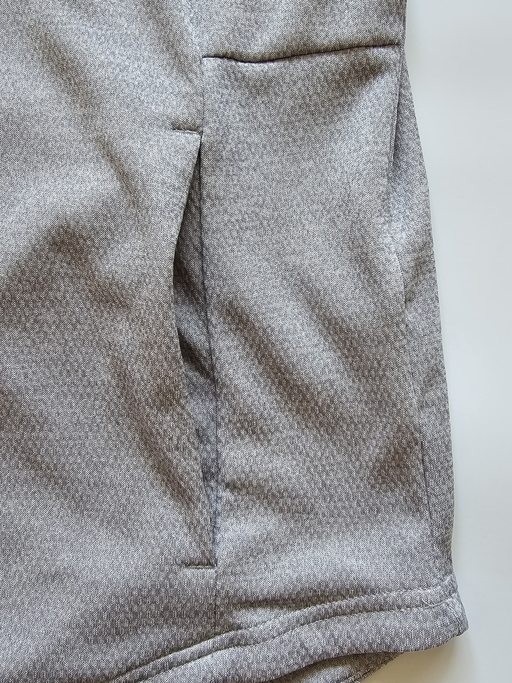 adidas Two-Tone Gray & White Men's Hooded Pullover - Picture 4 of 8